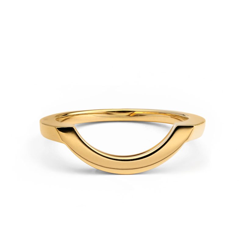 Ring Intrépide grand arc - 18k yellow gold