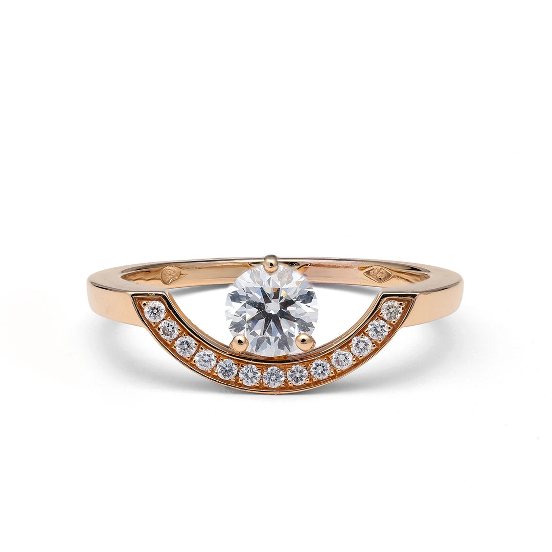 Bague_Intrepide_grand_arc_0.5ct_pavee_-_Or_rose_18k_-_diamant_ethique_-_Loyale_Paris_-_1