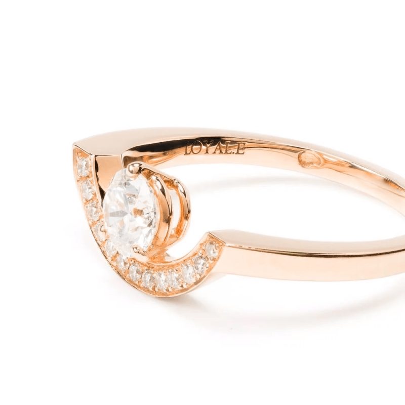 Bague_Intrepide_grand_arc_0.5ct_pavee_-_Or_rose_18k_-_diamant_ethique_-_Loyale_Paris