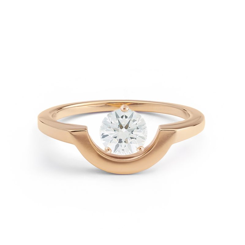 Bague_Intrepide_petit_arc_1ct_-_Or_rose_18k_-_diamant_ethique_-_Loyale_Paris_-_1