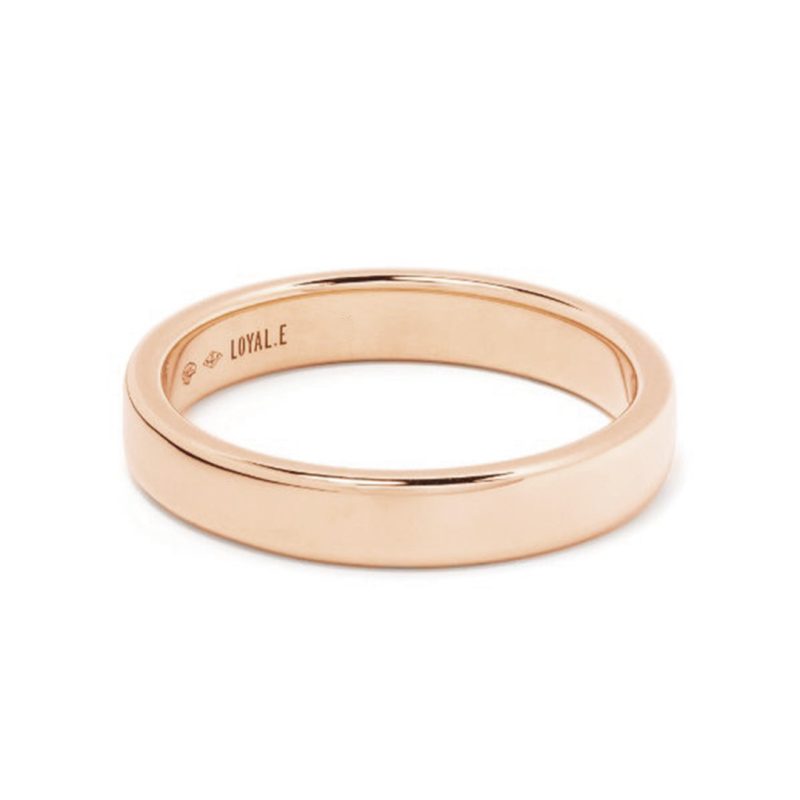 Union ring Absolu.e Ribbon 4mm - 18k rose gold 1