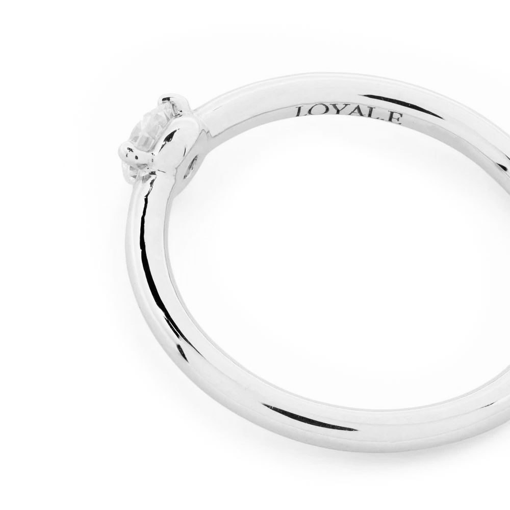 Solitaire Absolu.e 0.25ct - 18k white gold 3