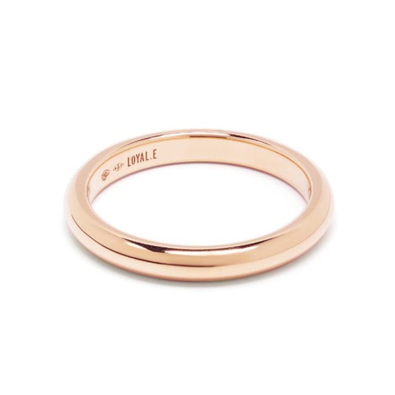 Union ring Absolu.e Signature 4mm - 18k rose gold 1