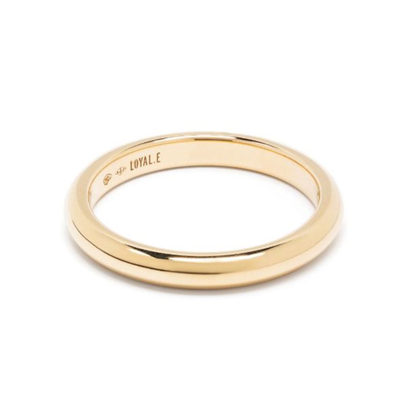 Union ring Absolu.e Signature 4mm - 18k yellow gold 1